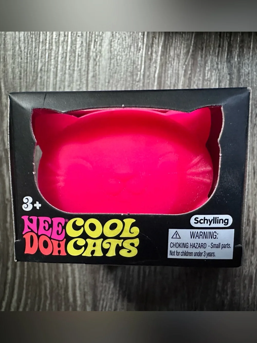 NeeDoh Cool Cats Pink Stress Toy